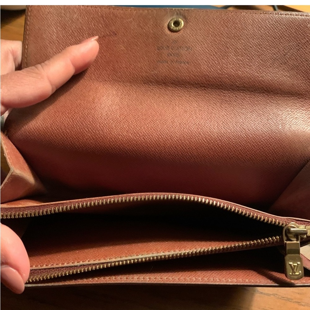 Louis Vuitton brown monogram wallet